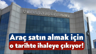 Kocaeli Büyükşehir Belediyesi, kent genelinde kullanılmak üzere traktör, römork, minibüs,