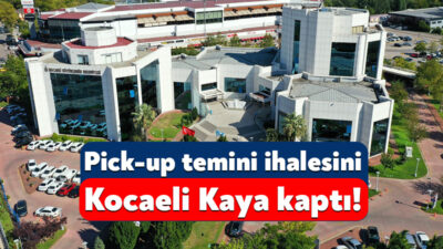 Kocaeli Büyükşehir Belediyesi, afet işlerinde kullanmak üzere bir adet pick-up