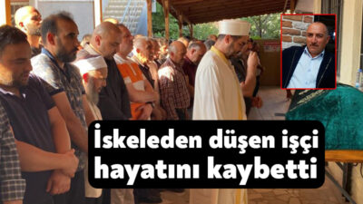 Kocaeli'nin Derince ilçesinde inşaatın iskelesinden düşerek hayatını kaybeden işçi son