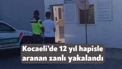 Kocaeli’de jandarma ekiplerinin, aranan şahısların yakalanmasına yönelik çalışmaları kapsamında bir