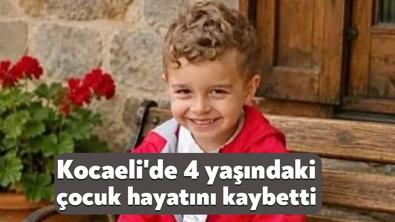 Kocaeli'nin Karamürsel ilçesinde ailesiyle tatil yaptığı tesisin havuzuna düşen 4