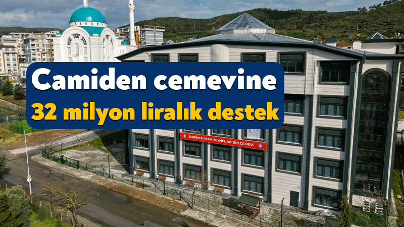 Kocaeli’de camiden cemevine 32 milyon liralık destek Kocaeli Büyükşehir Belediyesi, Başkan Tahir Büyükakın’ın göreve geldiği günden bu