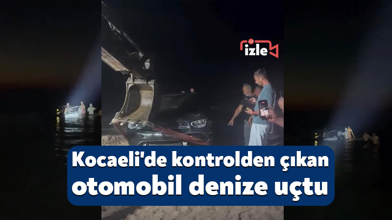 Kocaeli'nin Kandıra ilçesinde sürücüsünün kontrolünden çıkan otomobil, tatilcilerin çadır kurduğu