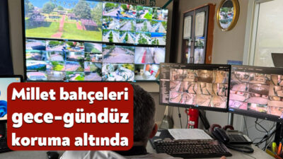 Kocaeli Büyükşehir Belediyesi, kent genelinde hayata geçirdiği millet bahçelerinde güvenliği