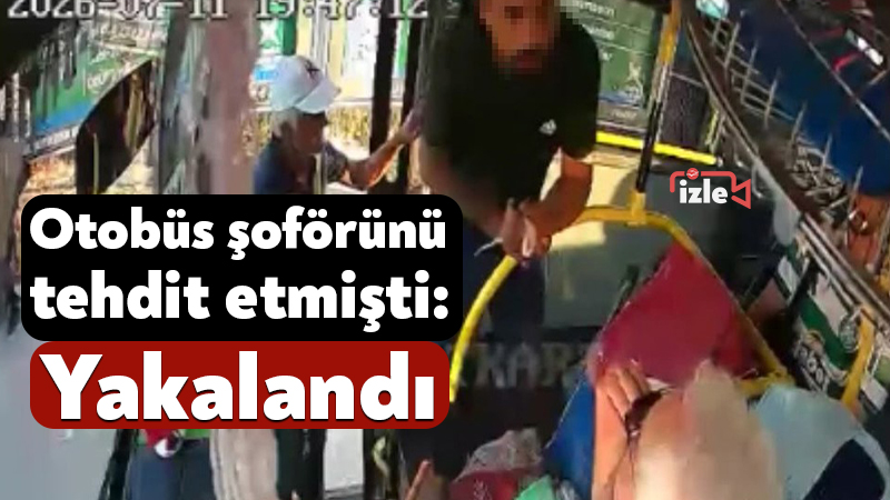 Kocaeli’de otobüs şoförünü tehdit etmişti: Yakalandı! Kocaeli'de özel halk otobüsü şoförüyle durak nedeniyle tartışan ve yanında
