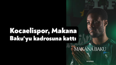 Kocaelispor, 28 yaşındaki Alman sol kanat oyuncusu Makana Baku ile