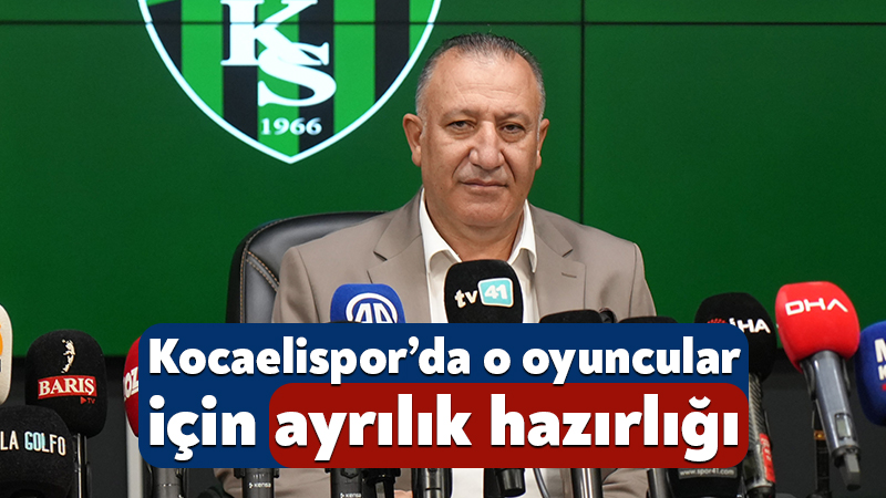 Kocaelispor’da o oyuncular için ayrılık hazırlığı Kocaelispor Basın Sözcüsü Haşmet Uçar, Habib Ali Keita ve Joseph