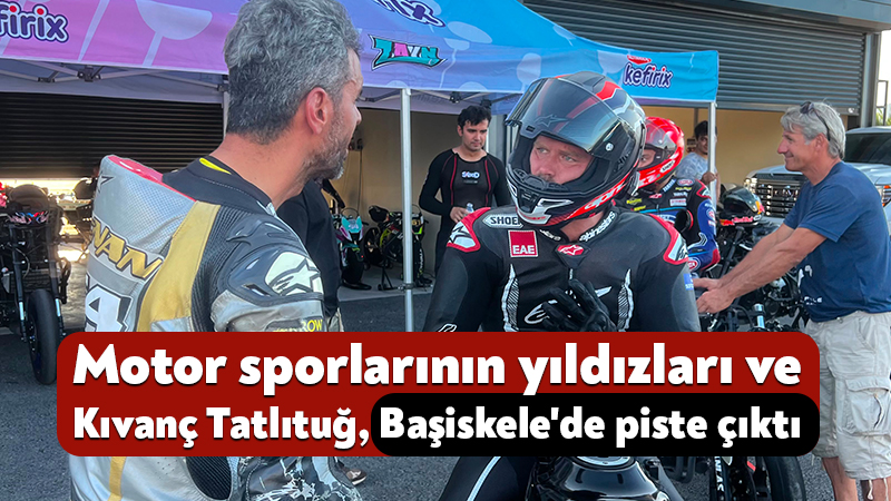 Motor sporlarının yıldızları ve Kıvanç Tatlıtuğ, Başiskele’de piste çıktı Dünya ve Türkiye motosiklet sporlarının önde gelen isimleri ille oyuncu