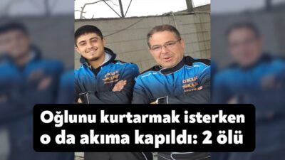 Yalova'nın Altınova ilçesindeki iş yerinde elektrik akımına kapılan oğlunu kurtarmak