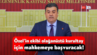 Özgür Özel yönetiminin sözcüsü Zeynel Emre, bugün TBMM’de basın açıklaması