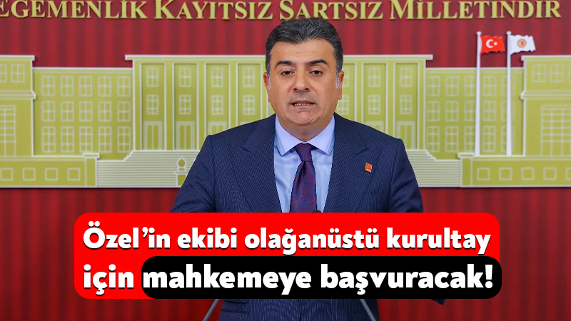 Özgür Özel’in ekibi olağanüstü kurultay için mahkeme başvuracak! Özgür Özel yönetiminin sözcüsü Zeynel Emre, bugün TBMM’de basın açıklaması