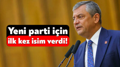 CHP Grup Başkanı Özgür Özel, yeni parti hakkında açıklamalarda bulundu.