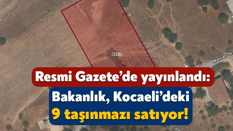 Çevre, Şehircilik ve İklim Değişikliği Kocaeli İl Müdürlüğü Milli Emlak