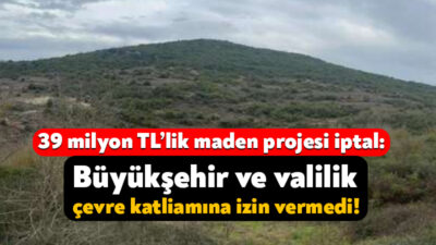 Sedef Kireç Sanayi Şirketi, Körfez’in Osmanlı Mahallesi’ndeki maden tesisi için