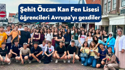 İzmit Şehit Özcan Kan Fen Lisesi öğrencileri, okul idaresi tarafından