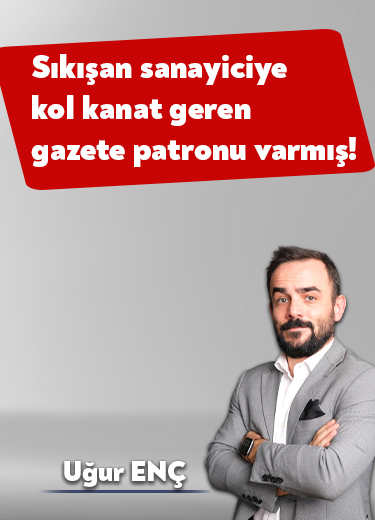 Sıkışan sanayiciye kol kanat geren gazete patronu varmış!