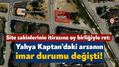 İzmit Belediyesi’nin temmuz ayındaki meclis toplantısında alınan karara göre, Yahya
