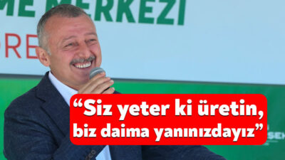 Kocaeli Büyükşehir Belediyesi, çiftçinin yanında olmaya devam ediyor. Üreticiye son