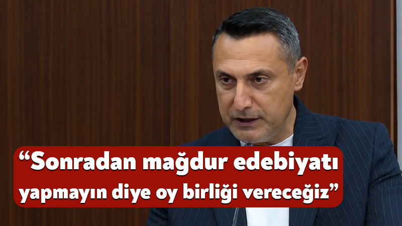 MHP’li Karagöz: Sonradan mağdur edebiyatı yapmayın diye oy birliği vereceğiz İzmit Belediyesi’nin meclis toplantısında Serdar Mahallesi’nde yapılması planlanan kentsel dönüşüm