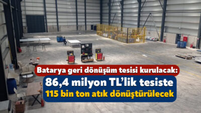 Suppuli Geri Dönüşüm Şirketi, Gebze’nin Dilovası Mahallesi’nde batarya atık toplama