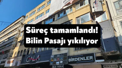 İzmit Fethiye Caddesi’nde deprem riski nedeniyle tahliye süreci uzayan Bilin