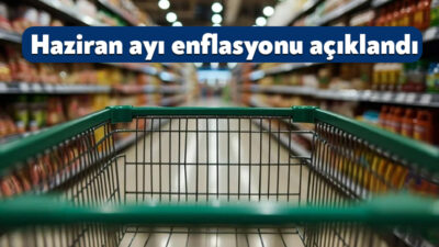 TÜİK, haziran ayı enflasyon rakamlarını açıkladı. Buna göre, aylık enflasyon