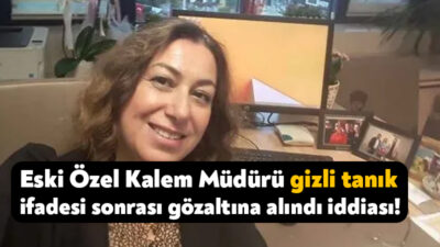 İzmit Belediye Başkanı Fatma Kaplan Hürriyet’in eski Özel Kalem Müdürü