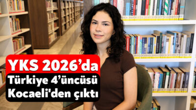 Derince Millet Bahçesi Kütüphanesi’nde disiplinli bir çalışma programı oluşturan Zeynep
