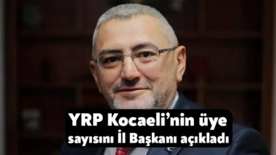 Yeniden Refah Partisi Kocaeli İl Başkanı Ahmet Emre Aydın, partinin