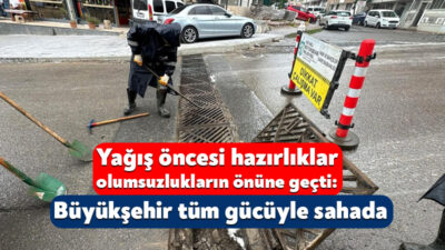 Kocaeli Büyükşehir Belediyesi, Meteoroloji Genel Müdürlüğü’nün kuvvetli yağış uyarısı öncesinde