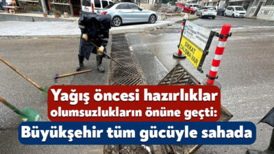 Kocaeli Büyükşehir Belediyesi, Meteoroloji Genel Müdürlüğü’nün kuvvetli yağış uyarısı öncesinde