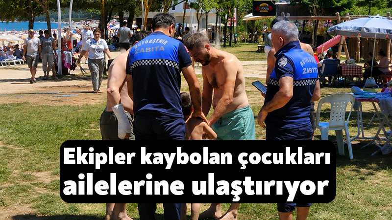Kocaeli Büyükşehir ekipleri kaybolan çocukları ailelerine ulaştırıyor Kocaeli Büyükşehir Belediyesi Zabıta Dairesi Başkanlığı ile özel güvenlik ekipleri,