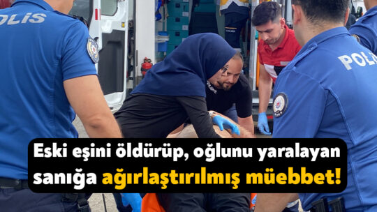 Kocaeli'nin Gölcük ilçesinde boşandığı eşini tabancayla vurarak öldürdüğü, oğlunu ise