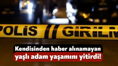 İzmit’te kendisinden bir süredir haber alınamayan yaşlı adam, evinin içinde