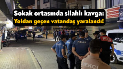 Kocaeli'de iki grup arasında çıkan tartışma silahlı kavgaya dönüştü. Açılan