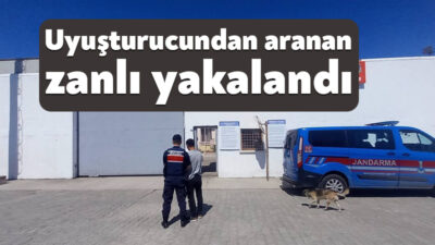 Kocaeli’de jandarma ekiplerinin çalışmaları neticesinde hakkında uyuşturucudan 8 yıl 4
