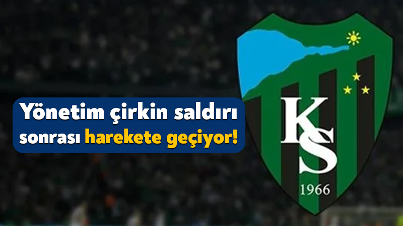 Kocaelispor yönetimi çirkin saldırı sonrası harekete geçiyor! Kocaelispor yönetimi, stadyum önünde formanın yakılmasına yönelik açıklama yaptı. Çirkin