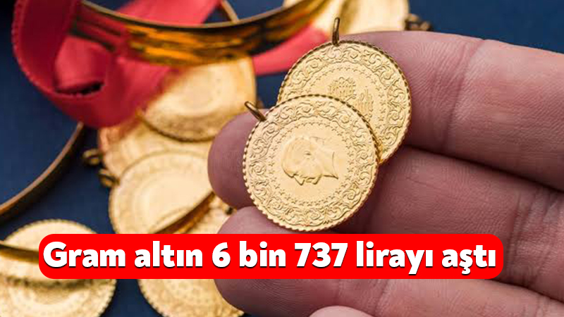 16 Ağustos 2026 altın fiyatları: Gram altın 6 bin 737 lirayı aştı Altın piyasasında hareketlilik yeni haftaya girilirken de devam ediyor. Yatırımcılar