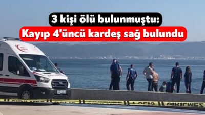 Kocaeli'nin Darıca ilçesinde sahile vuran 3 kardeşin ölümüne ilişkin yürütülen