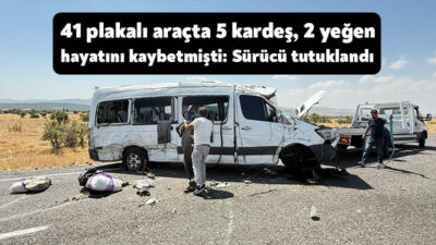 Diyarbakır'ın Lice ilçesinde şarampole devrilmesi sonucu 5 kardeş, 2 yeğenin