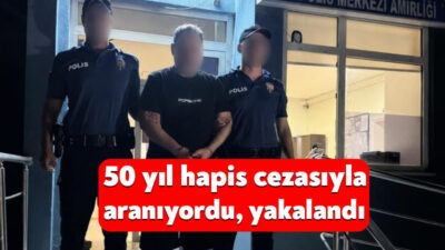 Kocaeli'nin Karamürsel ilçesinde hakkında 50 yıl 2 ay kesinleşmiş hapis