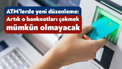 Bankalar ATM’lerde yeni bir düzenlemeye gitti. Böylece yapılacak işlemlerde 10,