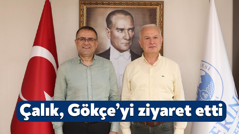 Ahmet Çalık, Sertif Gökçe’yi ziyaret etti Karamürsel Belediye Başkanı Ahmet Çalık, Derince Belediye Başkanı Sertif Gökçe’yi
