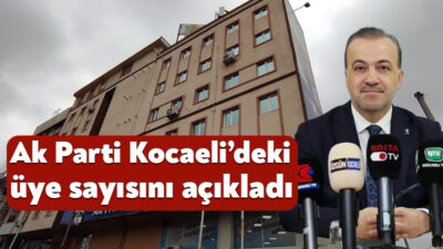 Ak Parti Kocaeli İl Başkanı Şahin Talus, basın açıklamasında partinin