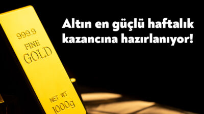 Altın, haftanın son işlem gününde yükselişini sürdürmeye devam etti. Petrol