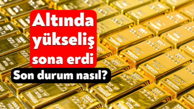 Önceki seansta yedi haftanın en yüksek seviyesini gören altın, yeni
