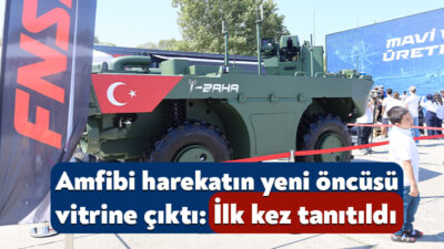 Kocaeli'de düzenlenen TEKNOFEST Mavi Vatan etkinliklerinde FNSS tarafından geliştirilen İnsansız