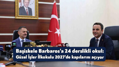 Kocaeli Valiliğinde imzalanan protokolle Başiskele Belediyesi tarafından yaptırılacak okulun yapımı