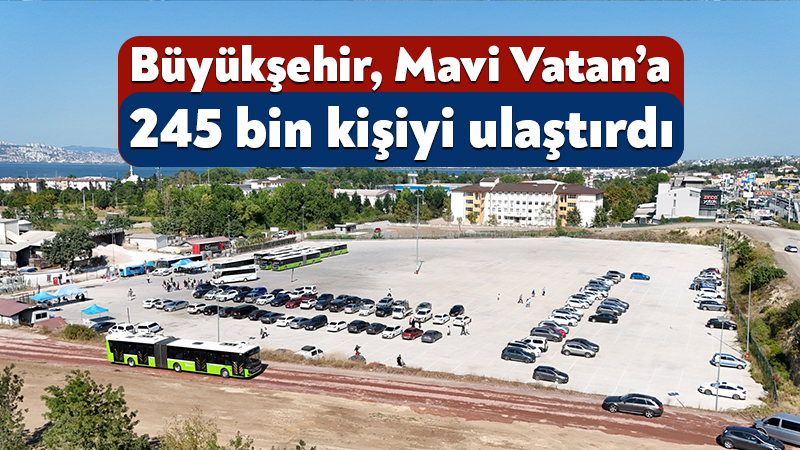 Kocaeli Büyükşehir Belediyesi, Gölcük Donanma Komutanlığı’nda düzenlenen TEKNOFEST Mavi Vatan’a