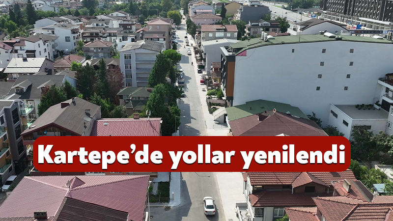 Büyükşehir, kent genelinde girilmedik sokak, cadde bırakmıyor Kocaeli Büyükşehir Belediyesi, Kartepe’de İSU’nun altyapı çalışmalarını tamamladığı bölgelerde bozulan